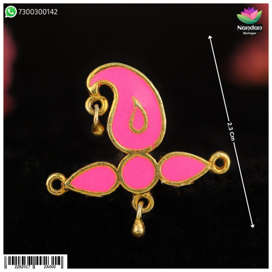 Meenakari Sirpech - Pink