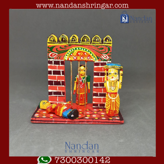 Janmashtami Jhanki (Hand Painted)