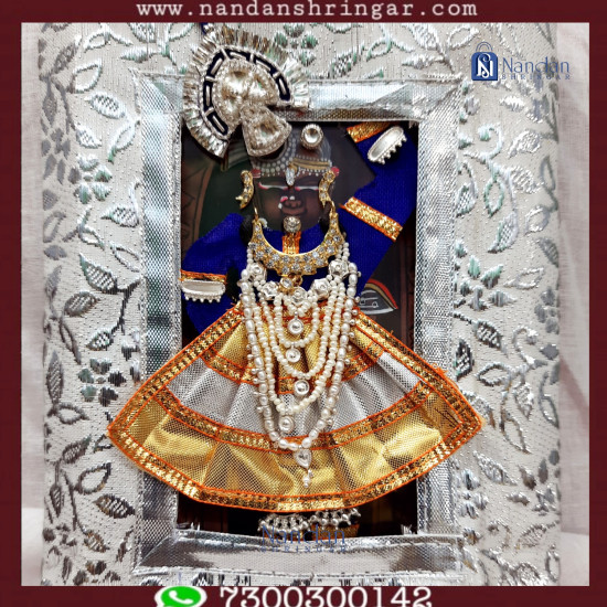 Sharad Purnima Shringar -  Chitra  Ji (Silver - Real Pearl)