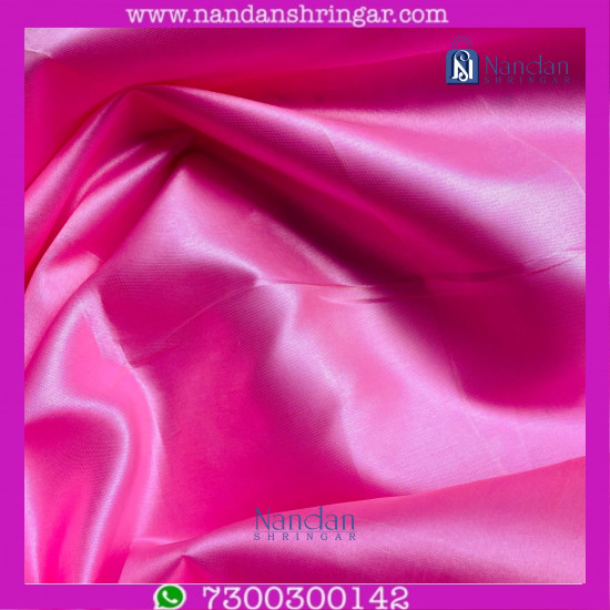 Premium Satin Vastra - Pink (Gulabi)