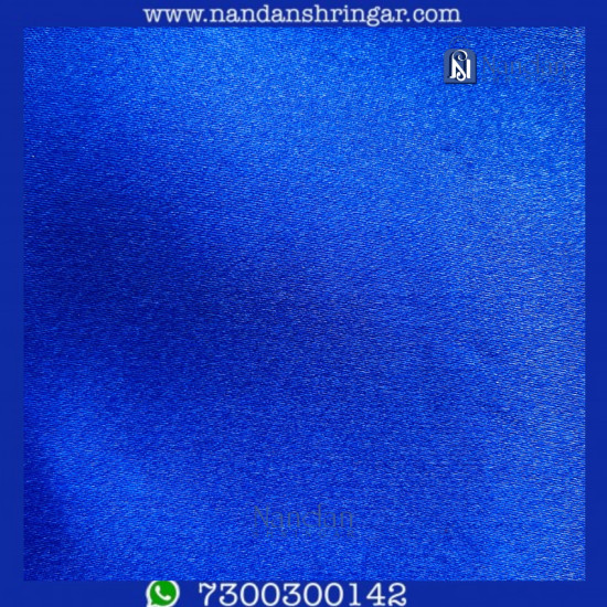 Premium Satin Vastra - Blue (Neela)